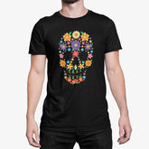 Flower Skull Unisex t-shirt